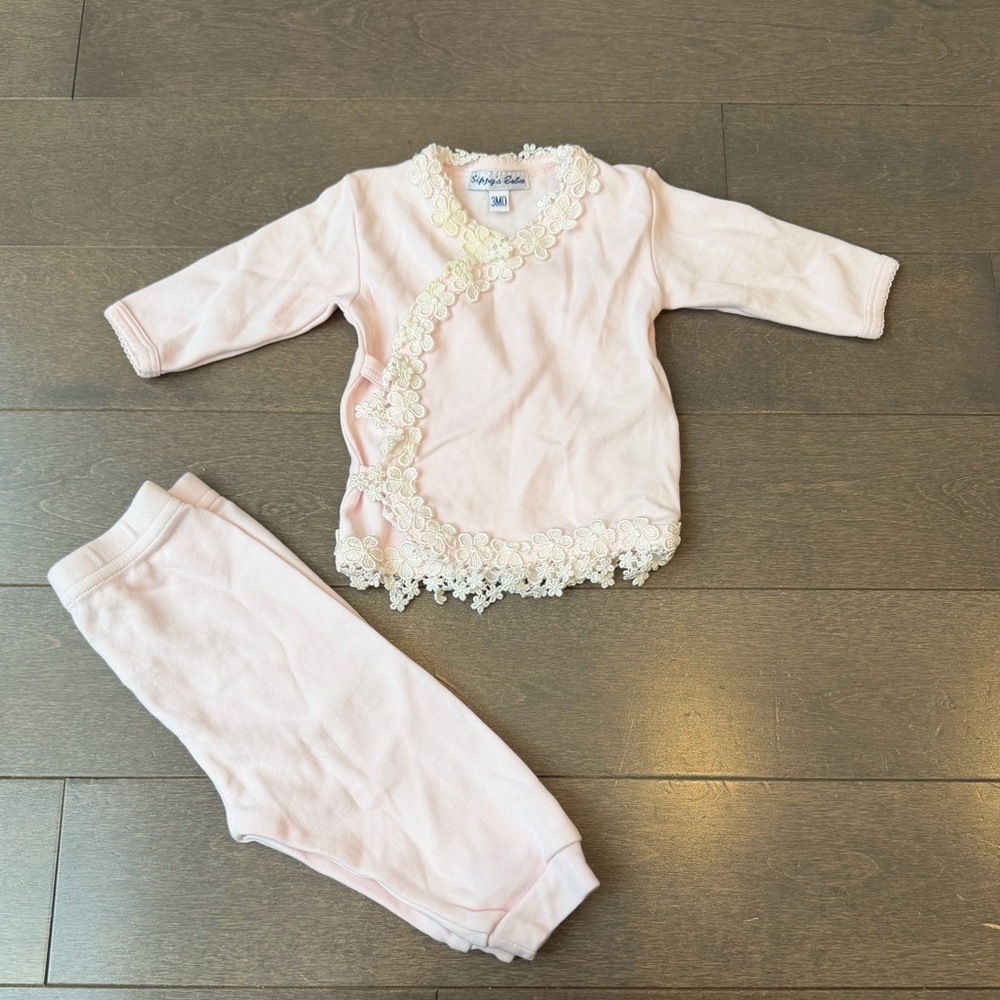 Designer From Denny’s! Sippy's Babes Pink Floral Trim and Pants